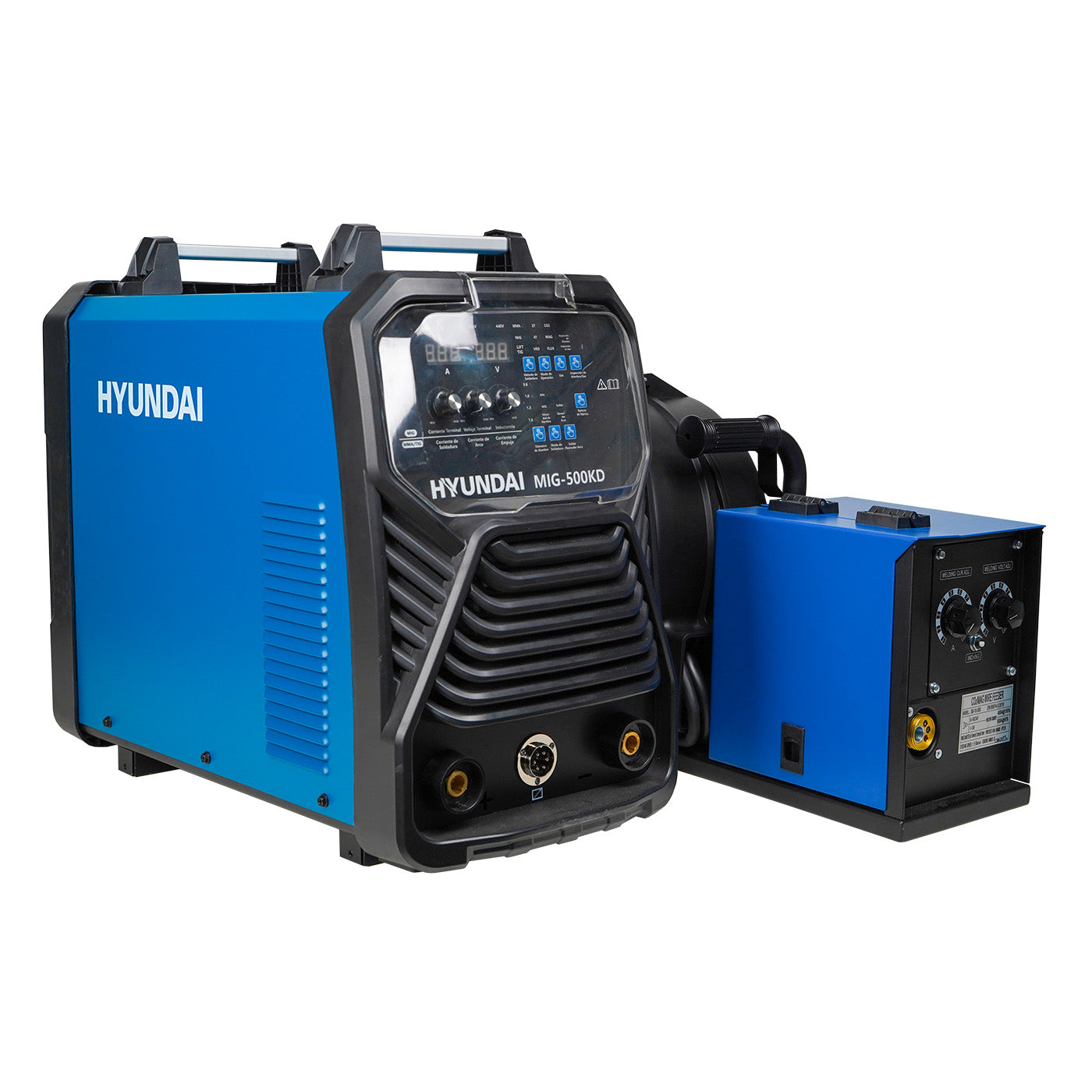 Soldadora Inverter Uso Industrial Hyundai (MMA/MIG) 220v/440v 500A – MIG-500KD