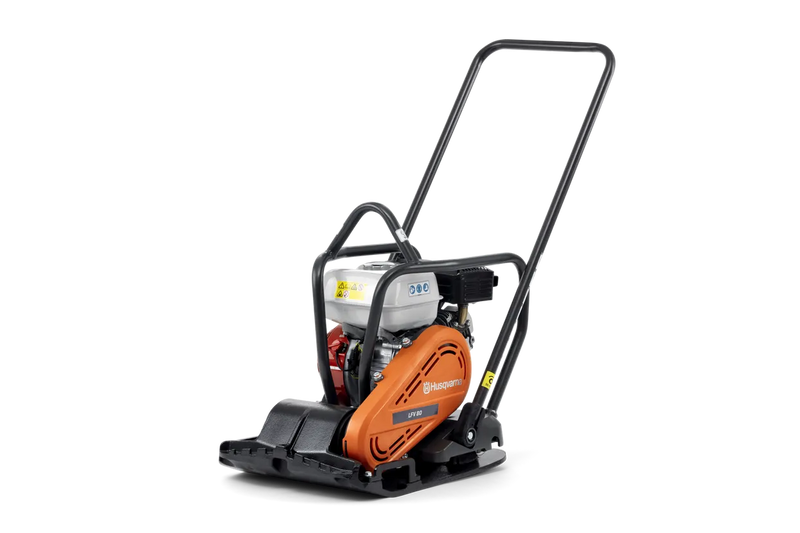 Placa Compactadora Vibratoria Husqvarna con motor Honda GX160 Modelo LFV80