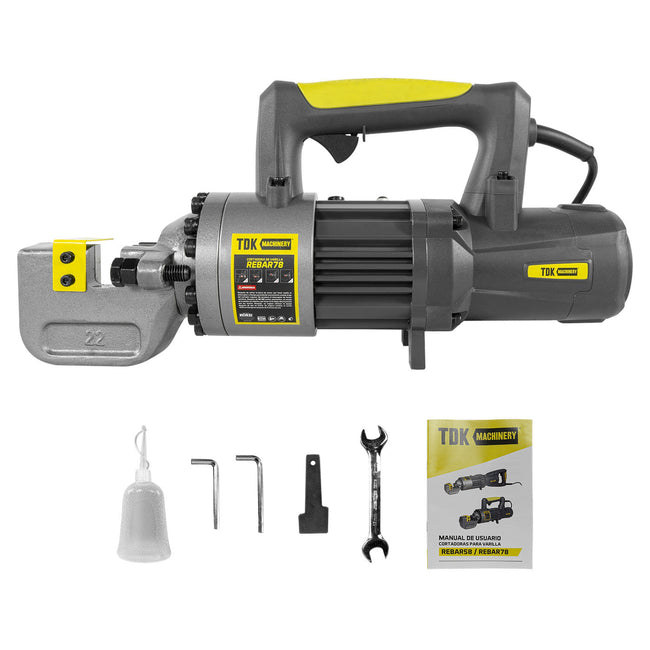 Cortadora De Varilla Eléctrica Manual Profesional Tdk Machinery 1,150 Watts – Rebar78