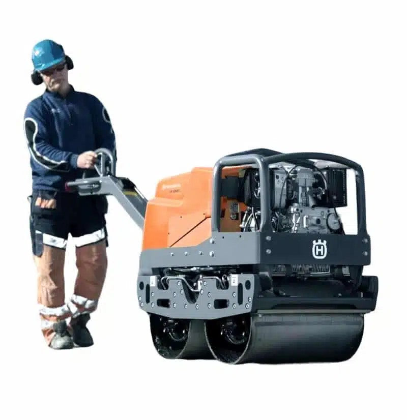 Rodillo Vibratorio Compactador Doble Husqvarna motor a diesel Kohler LP6500