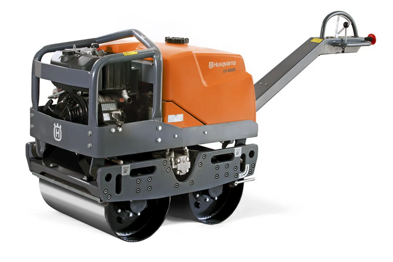 Rodillo Vibratorio Compactador Doble Husqvarna motor a diesel Kohler LP6500 