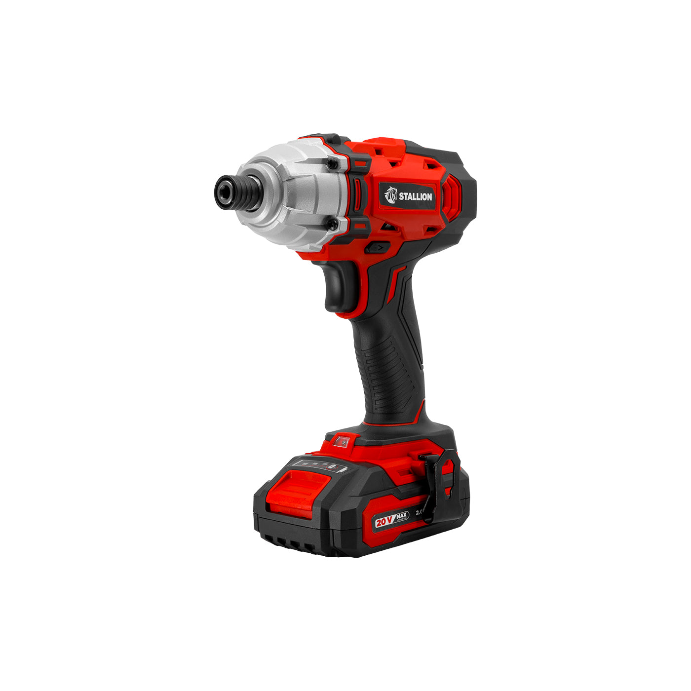 Kit Taladro Profesional De Impacto De Batería Stallion 20v + Atornillador De Impacto + Maleta + 2 Baterías + Cargador + Estuche – STKTAI20
