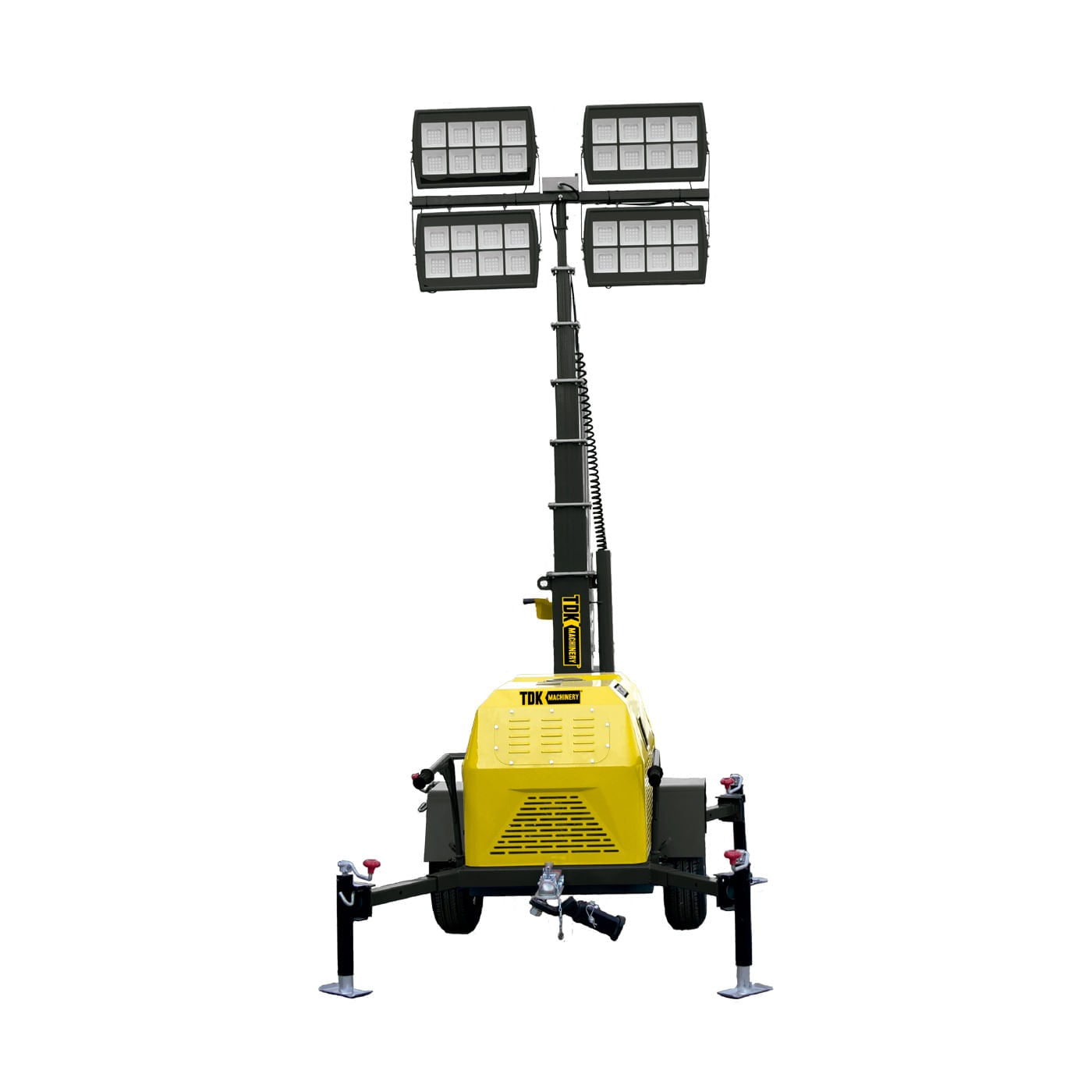 Torre De Luz Con Chasis De Remolque Mod. TDK Lampara Led 4X400W TDKTL700D