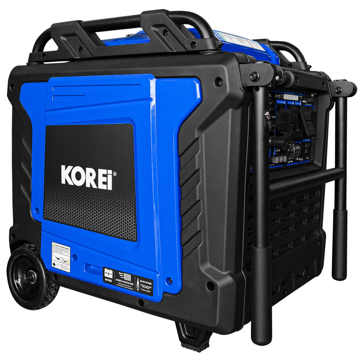 Generador Korei 10,000 Watts Inverter Profesional 3 En 1 Gasolina/Gas LP/Gas Natural – Titan10500i