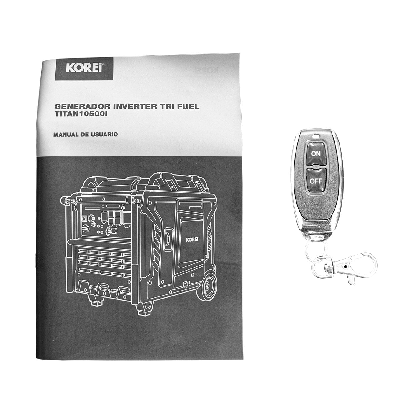 Generador Korei 10,000 Watts Inverter Profesional 3 En 1 Gasolina/Gas LP/Gas Natural – Titan10500i