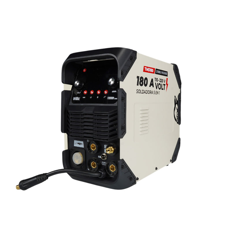 Soldadora Inverter Profesional 5 En 1 TIG/MMA/TIG LIFT/PLASMA 110v/220v SWEDISH HUSKY TITANIUM TM5180