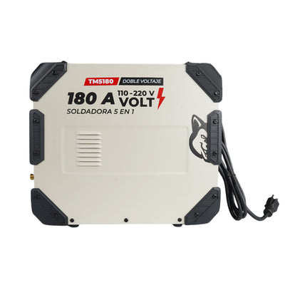 Soldadora Inverter Profesional 5 En 1 TIG/MMA/TIG LIFT/PLASMA 110v/220v SWEDISH HUSKY TITANIUM TM5180