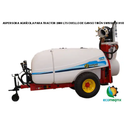 ASPERSORA AGRÍCOLA PARA TRACTOR 2000 LTS CUELLO DE GANSO