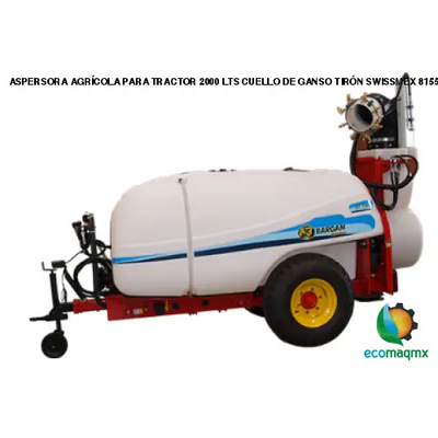 ASPERSORA AGRÍCOLA PARA TRACTOR 2000 LTS CUELLO DE GANSO