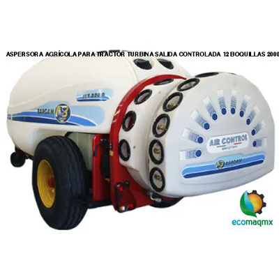 ASPERSORA AGRÍCOLA PARA TRACTOR TURBINA SALIDA CONTROLADA 12