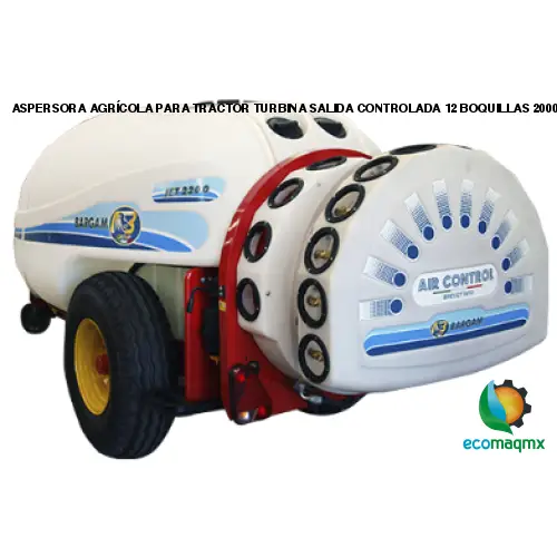 ASPERSORA AGRÍCOLA PARA TRACTOR TURBINA SALIDA CONTROLADA 12