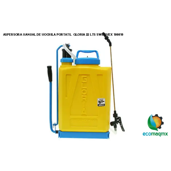 Ecomaqmx ASPERSORA MANUAL DE MOCHILA PORTATIL GLORIA 22 LTS