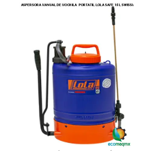 aspersora manual de mochila portatil lola safe 15 l swissmex 189030