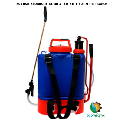 ASPERSORA MANUAL DE MOCHILA PORTATIL LOLA SAFE 15 L SWISSMEX