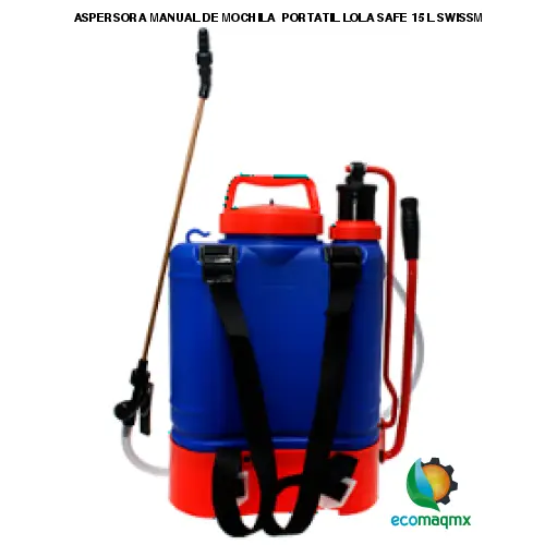 ASPERSORA MANUAL DE MOCHILA PORTATIL LOLA SAFE 15 L SWISSMEX