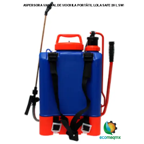 ASPERSORA MANUAL DE MOCHILA PORTÁTIL LOLA SAFE 20 L SWISSMEX