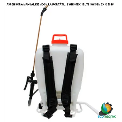 ASPERSORA MANUAL DE MOCHILA PORTÁTIL SWISSMEX 15 LTS