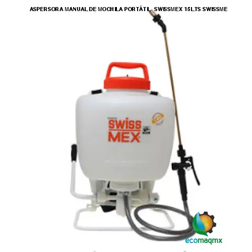 aspersora manual de mochila portatil swissmex 15 lts