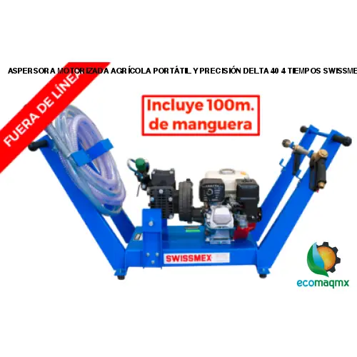 ASPERSORA MOTORIZADA AGRÍCOLA PORTÁTIL Y PRECISIÓN DELTA 40