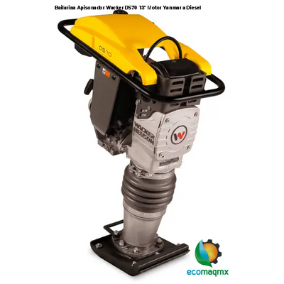 Bailarina Apisonador Wacker DS70 13 Motor Yanmar a Diesel -