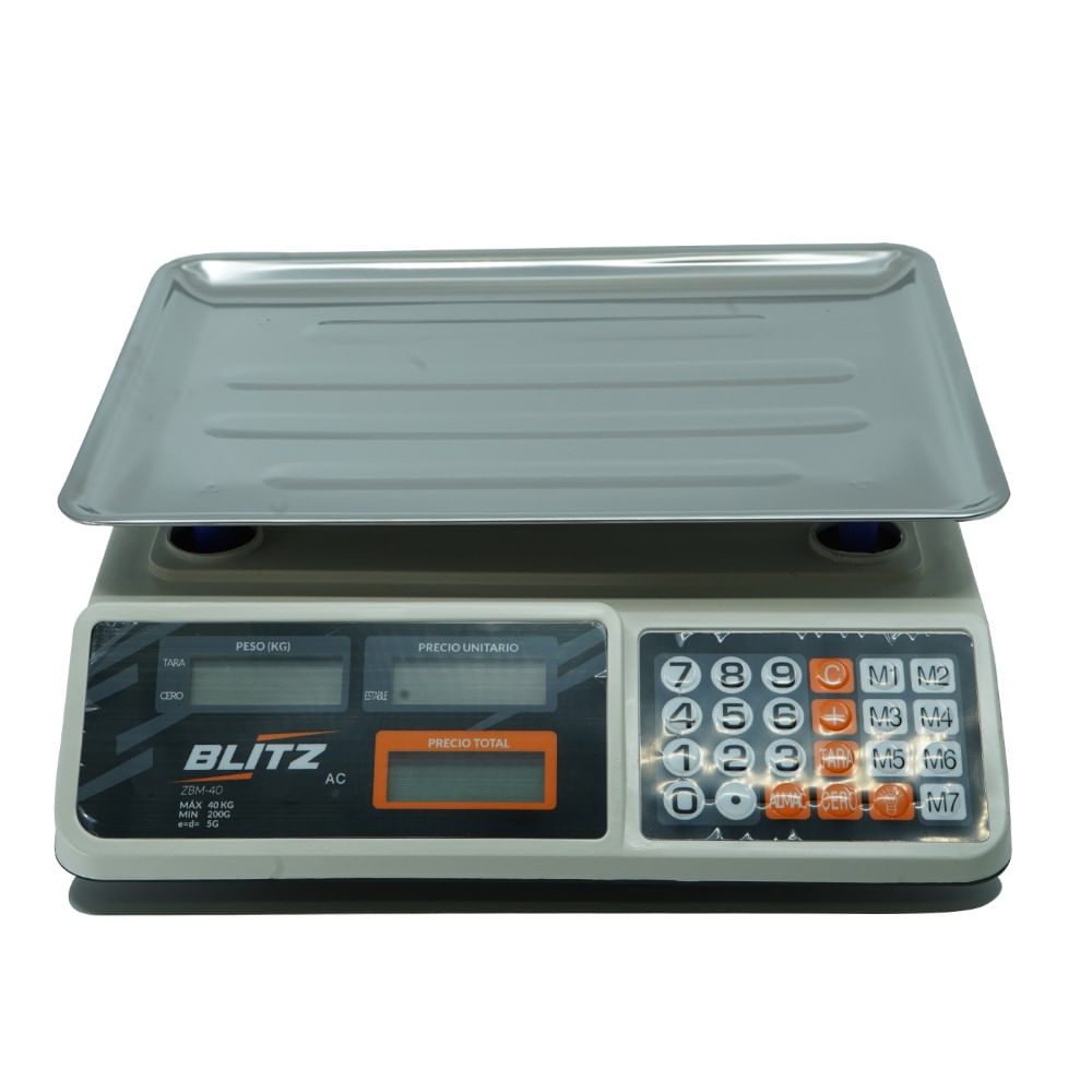 Báscula Electrónica Multifuncional Blitz 40 Kilogramos – Zbm-40
