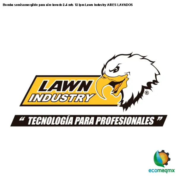 Bomba semisumergible para aire lavado 2.4 mts 12 lpm Lawn