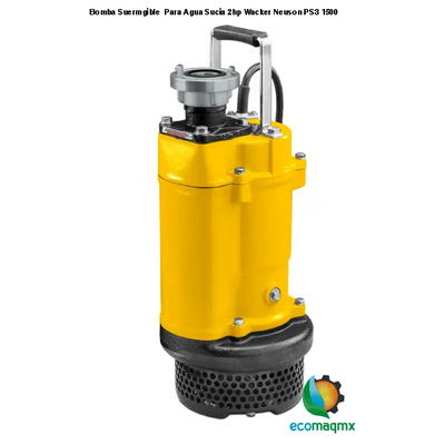 Bomba Suermgible Para Agua Sucia 2hp Wacker Neuson PS3 1500