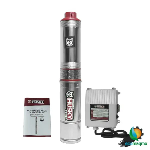 Bomba Sumergible De Agua Limpia Swedish Husky Power 1/4 Hp 110V Para Riego Agrícola FLUX25