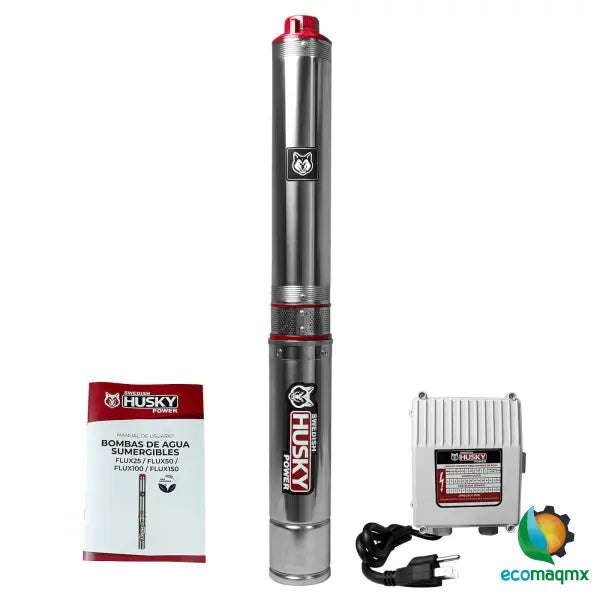 Bomba Sumergible De Agua Limpia Swedish Husky Power 1.5 Hp 110V Para Riego Agrícola FLUX150