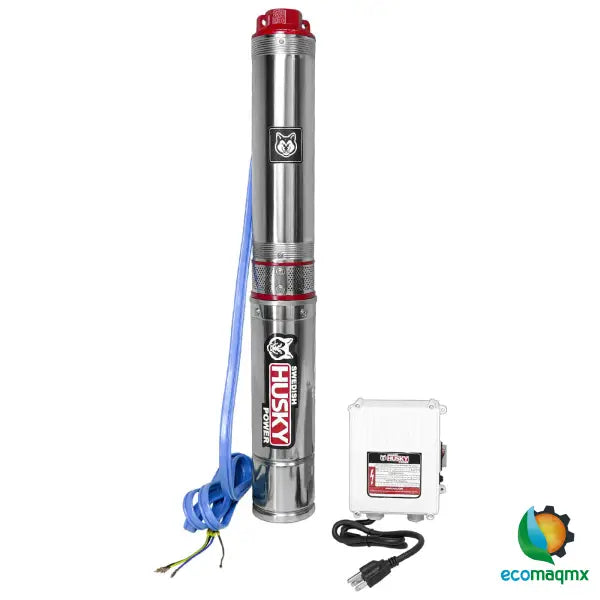 Bomba Sumergible De Agua Limpia Swedish Husky Power 1 Hp 110V Para Riego Agrícola FLUX100
