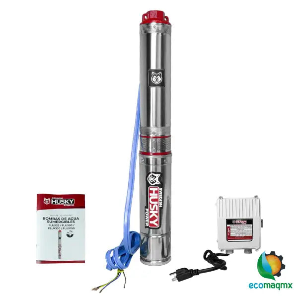 Bomba Sumergible De Agua Limpia Swedish Husky Power 1 Hp 110V Para Riego Agrícola FLUX100