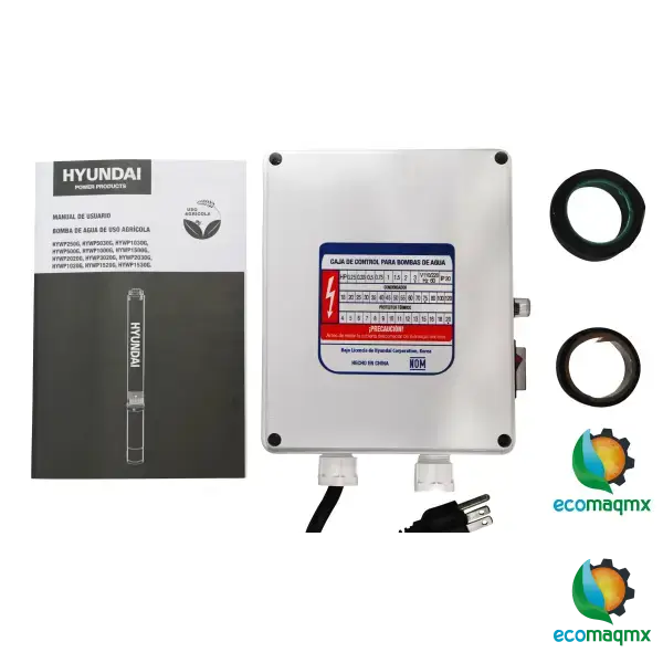 BOMBA SUMERGIBLE HYUNDAI MONOFÁSICA 3 HP DESCARGA 2" HYWP3020G