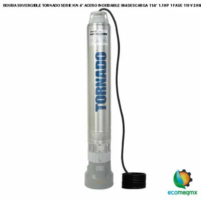 BOMBA SUMERGIBLE TORNADO SERIE KIN 4 ACERO INOXIDABLE 304