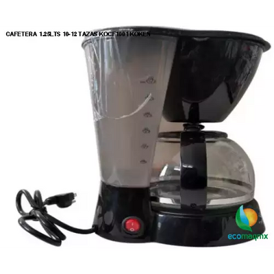 CAFETERA 1.25LTS 10-12 TAZAS KOCF1001 KOKEN