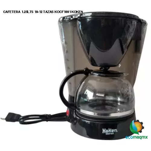 CAFETERA 1.25LTS 10-12 TAZAS KOCF1001 KOKEN