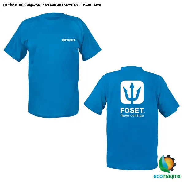 Camiseta 100% algodón Foset talla 40 Foset CAM-FOS-40 60420