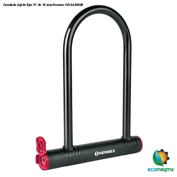 Candado rígido tipo ’U’ de 12 mm Hermex CB-24 49620
