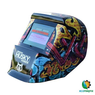Careta Para Soldar Electrónica De Sombra Variable Grafiti