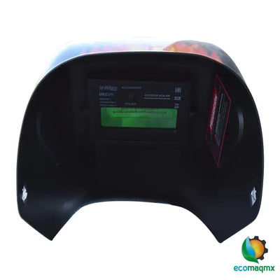 Careta Para Soldar Electrónica De Sombra Variable Llamas Husky HKC35