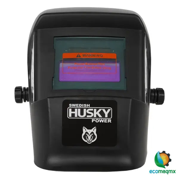 Careta Para Soldar Electrónica De Sombra Variable Negra Husky HKC15