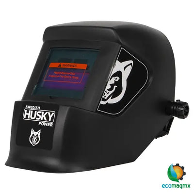 Careta Para Soldar Electrónica De Sombra Variable Negra Husky HKC15