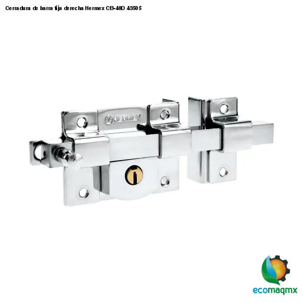 Cerradura de barra fija derecha Hermex CB-40D 43505