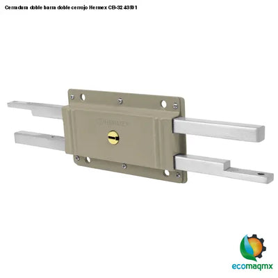 Cerradura doble barra doble cerrojo Hermex CB-32 43501