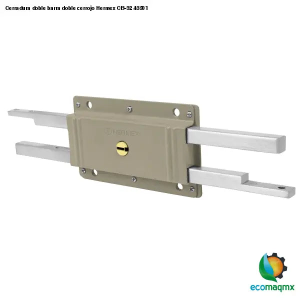 Cerradura doble barra doble cerrojo Hermex CB-32 43501
