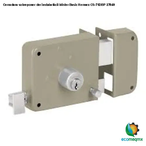 Cerradura sobreponer der instala-fácil blíster Basic Hermex