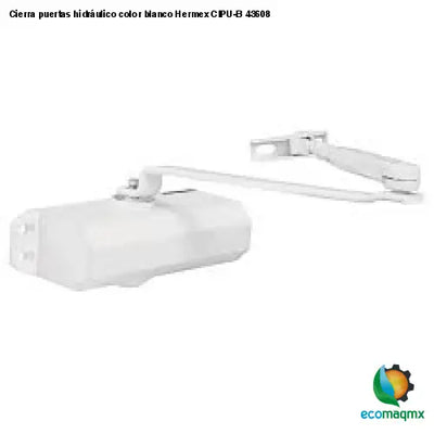 Cierra puertas hidráulico color blanco Hermex CIPU-B 43608