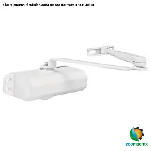 Cierra puertas hidráulico color blanco Hermex CIPU-B 43608