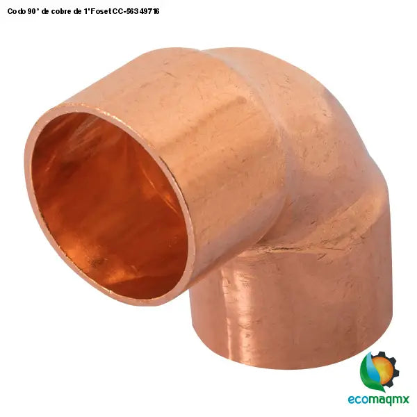 Codo 90° de cobre de 1’ Foset CC-563 49716