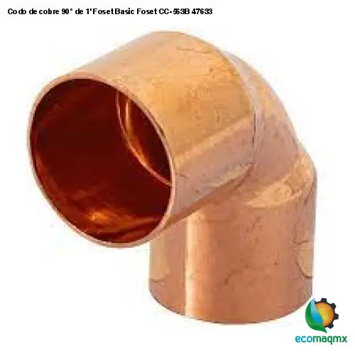 Codo de cobre 90° de 1’ Foset Basic Foset CC-563B 47633