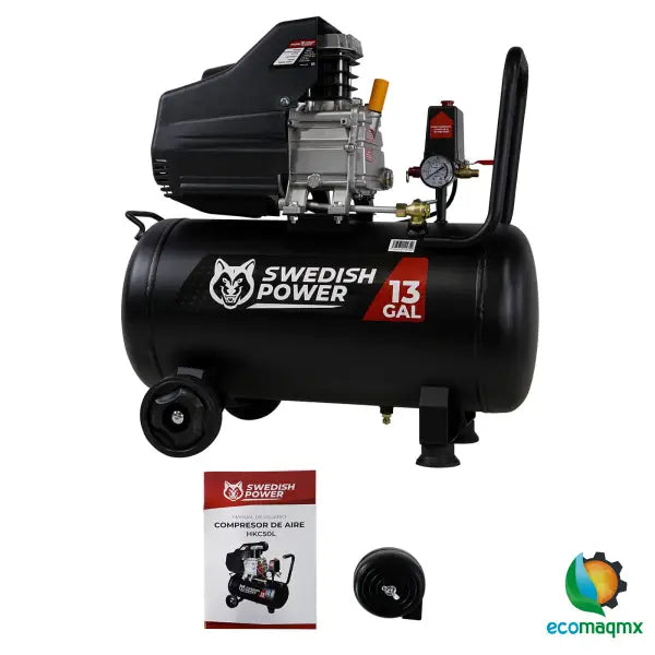 Compresor de Aire Eléctrico De 3.5 Hp 110V Con Tanque De 50 Litros Y 115 Psi Husky HKC50L